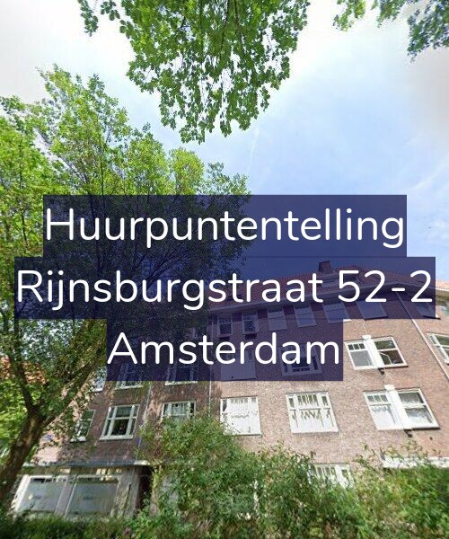 Foto gevel Huurpuntentelling voor Rijnsburgstraat 52-2, Amsterdam