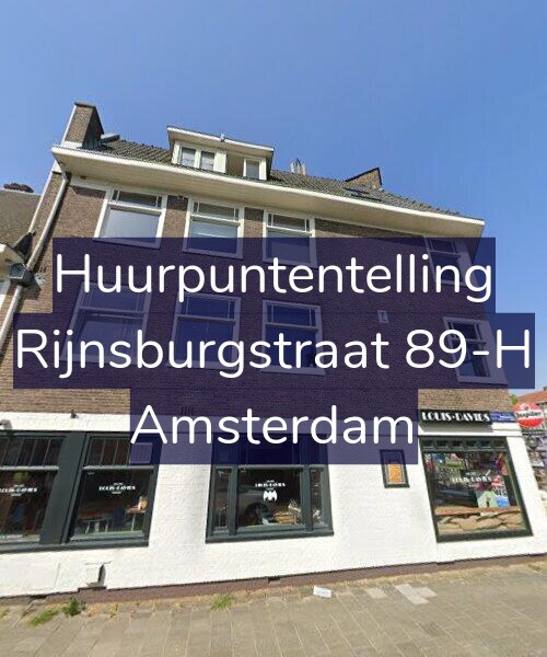 Foto gevel Huurpuntentelling voor Rijnsburgstraat 89-H, Amsterdam