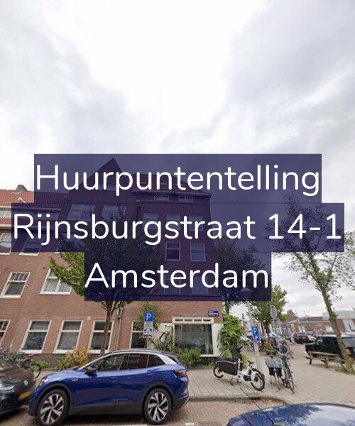 Foto gevel Huurpuntentelling voor Rijnsburgstraat 14-1, Amsterdam
