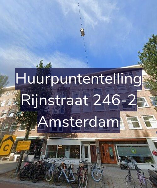 Foto gevel Huurpuntentelling voor Rijnstraat 246-2, Amsterdam