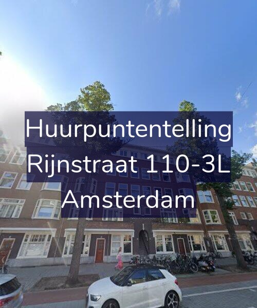 Foto gevel Huurpuntentelling voor Rijnstraat 110-3L, Amsterdam