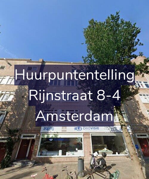 Foto gevel Huurpuntentelling voor Rijnstraat 8-4, Amsterdam