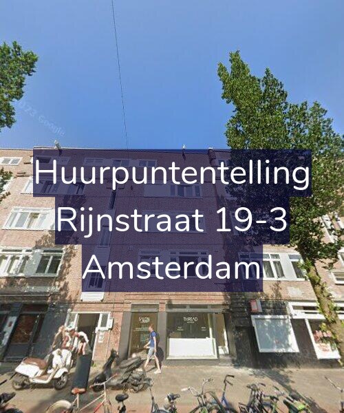 Foto gevel Huurpuntentelling voor Rijnstraat 19-3, Amsterdam