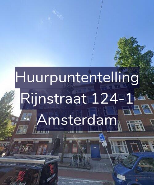 Foto gevel Huurpuntentelling voor Rijnstraat 124-1, Amsterdam