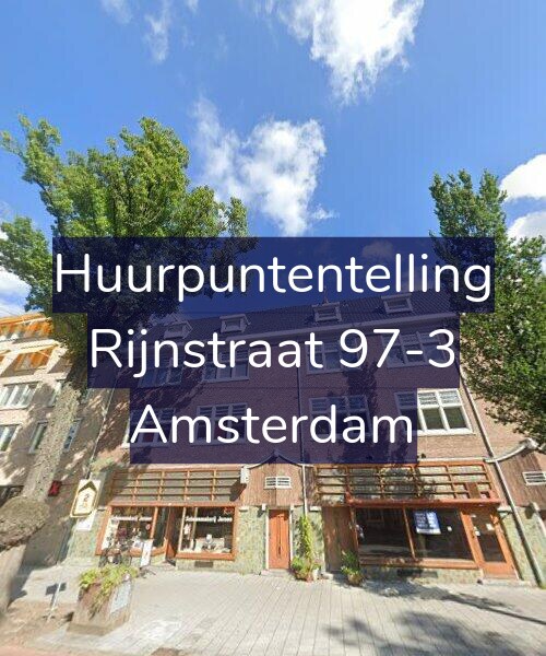 Foto gevel Huurpuntentelling voor Rijnstraat 97-3, Amsterdam