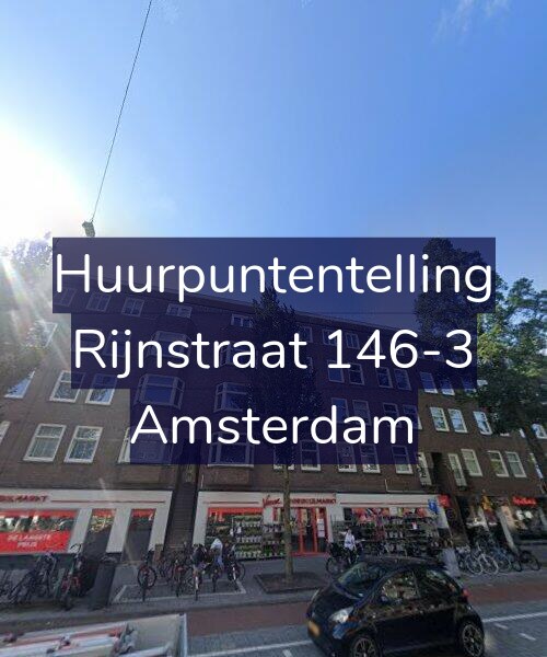 Foto gevel Huurpuntentelling voor Rijnstraat 146-3, Amsterdam