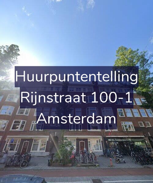 Foto gevel Huurpuntentelling voor Rijnstraat 100-1, Amsterdam