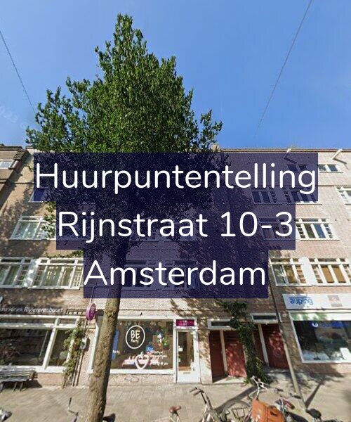 Foto gevel Huurpuntentelling voor Rijnstraat 10-3, Amsterdam