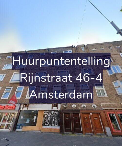 Foto gevel Huurpuntentelling voor Rijnstraat 46-4, Amsterdam
