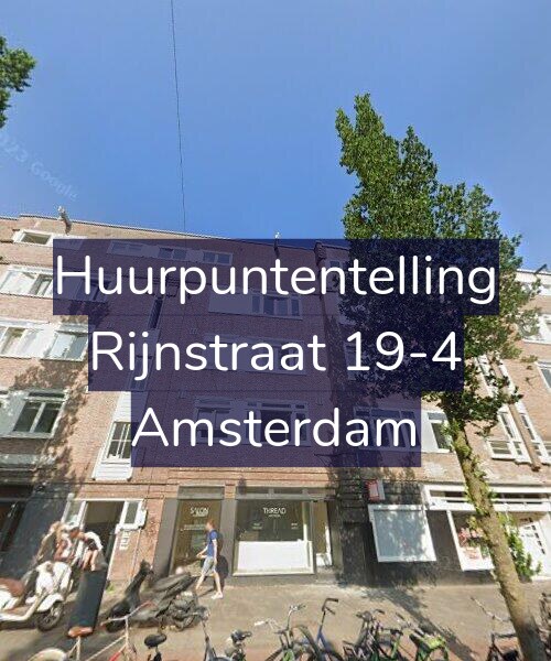 Foto gevel Huurpuntentelling voor Rijnstraat 19-4, Amsterdam