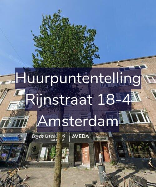 Foto gevel Huurpuntentelling voor Rijnstraat 18-4, Amsterdam