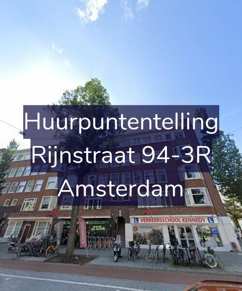 Foto gevel Huurpuntentelling voor Rijnstraat 94-3R, Amsterdam