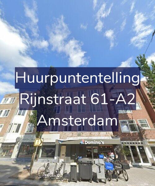 Foto gevel Huurpuntentelling voor Rijnstraat 61-A2, Amsterdam