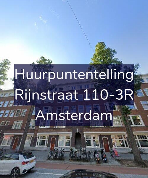 Foto gevel Huurpuntentelling voor Rijnstraat 110-3R, Amsterdam