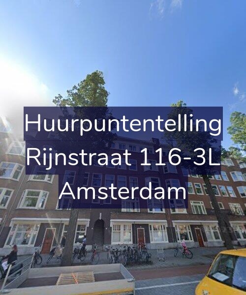 Foto gevel Huurpuntentelling voor Rijnstraat 116-3L, Amsterdam