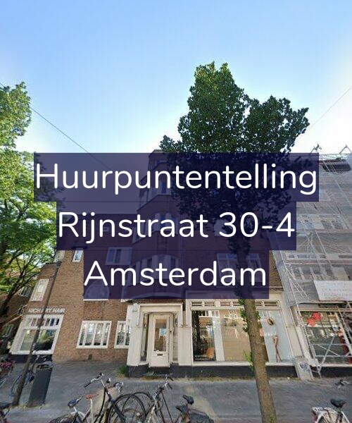 Foto gevel Huurpuntentelling voor Rijnstraat 30-4, Amsterdam