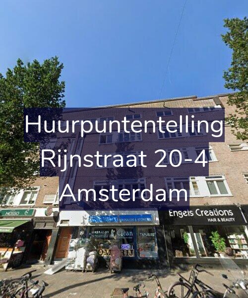 Foto gevel Huurpuntentelling voor Rijnstraat 20-4, Amsterdam