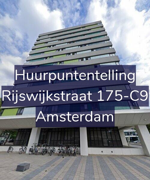 Foto gevel Huurpuntentelling voor Rijswijkstraat 175-C9, Amsterdam