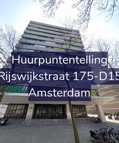 Foto gevel Huurpuntentelling voor Rijswijkstraat 175-D15, Amsterdam