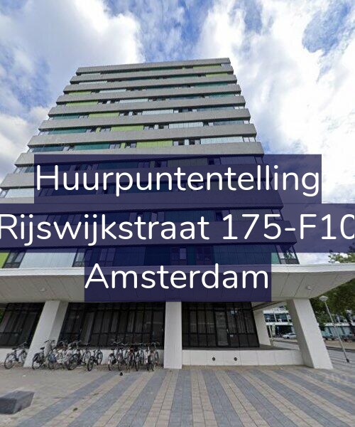 Foto gevel Huurpuntentelling voor Rijswijkstraat 175-F10, Amsterdam