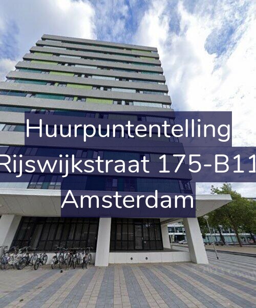 Foto gevel Huurpuntentelling voor Rijswijkstraat 175-B11, Amsterdam