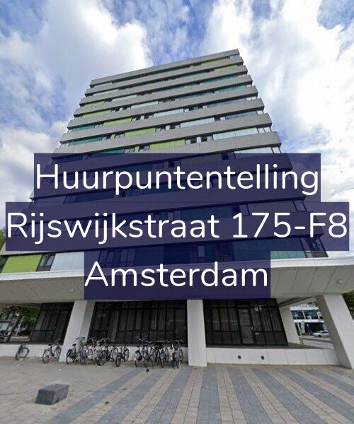 Foto gevel Huurpuntentelling voor Rijswijkstraat 175-F8, Amsterdam
