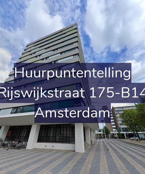 Foto gevel Huurpuntentelling voor Rijswijkstraat 175-B14, Amsterdam