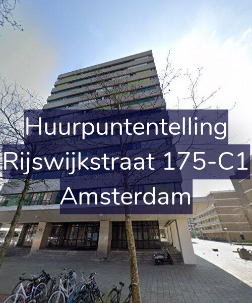 Foto gevel Huurpuntentelling voor Rijswijkstraat 175-C1, Amsterdam