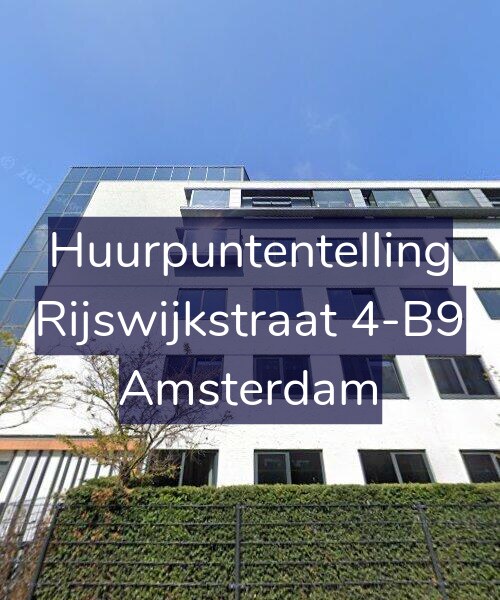 Foto gevel Huurpuntentelling voor Rijswijkstraat 4-B9, Amsterdam