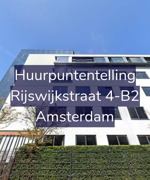 Foto gevel Huurpuntentelling voor Rijswijkstraat 4-B2, Amsterdam