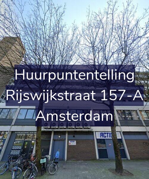 Foto gevel Huurpuntentelling voor Rijswijkstraat 157-A, Amsterdam