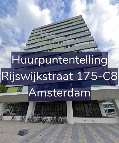 Foto gevel Huurpuntentelling voor Rijswijkstraat 175-C8, Amsterdam