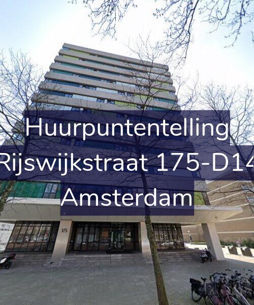 Foto gevel Huurpuntentelling voor Rijswijkstraat 175-D14, Amsterdam