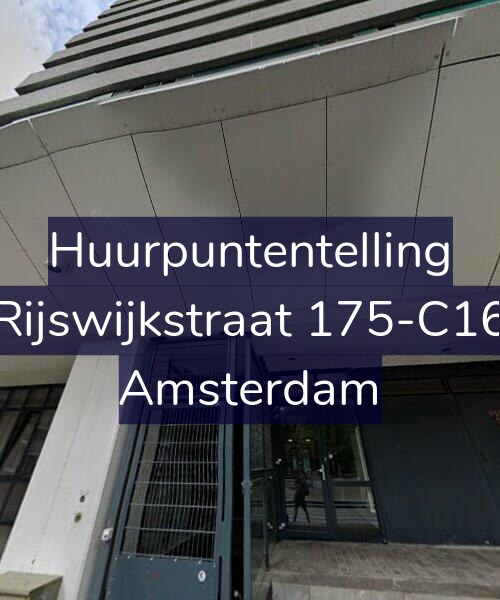 Foto gevel Huurpuntentelling voor Rijswijkstraat 175-C16, Amsterdam