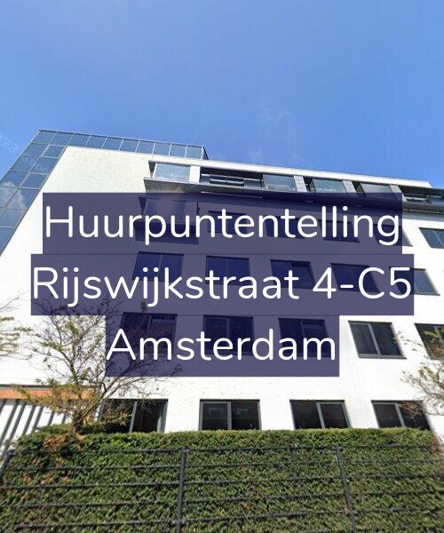 Foto gevel Huurpuntentelling voor Rijswijkstraat 4-C5, Amsterdam
