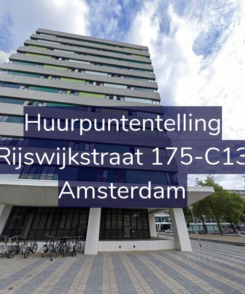 Foto gevel Huurpuntentelling voor Rijswijkstraat 175-C13, Amsterdam
