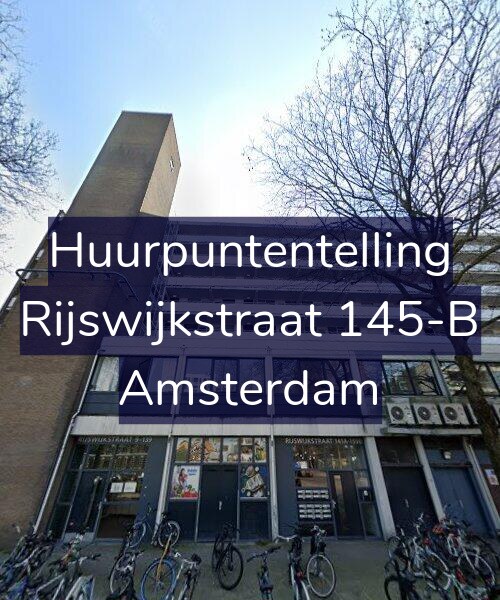 Foto gevel Huurpuntentelling voor Rijswijkstraat 145-B, Amsterdam