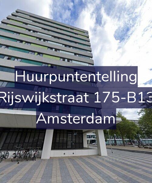 Foto gevel Huurpuntentelling voor Rijswijkstraat 175-B13, Amsterdam