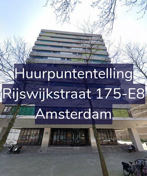 Foto gevel Huurpuntentelling voor Rijswijkstraat 175-E8, Amsterdam