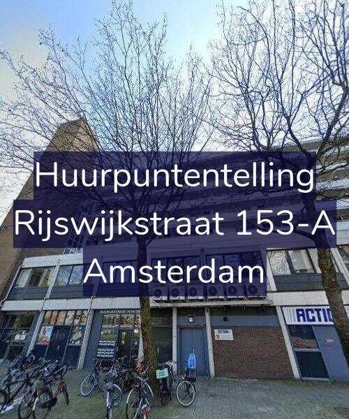 Foto gevel Huurpuntentelling voor Rijswijkstraat 153-A, Amsterdam