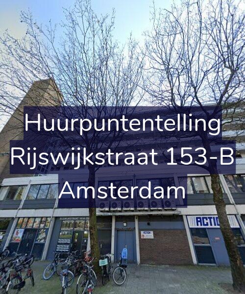 Foto gevel Huurpuntentelling voor Rijswijkstraat 153-B, Amsterdam