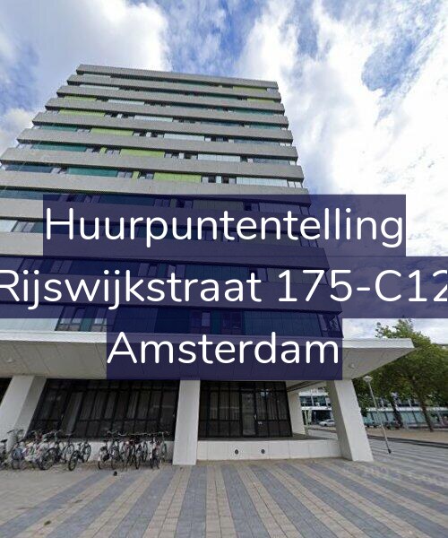 Foto gevel Huurpuntentelling voor Rijswijkstraat 175-C12, Amsterdam