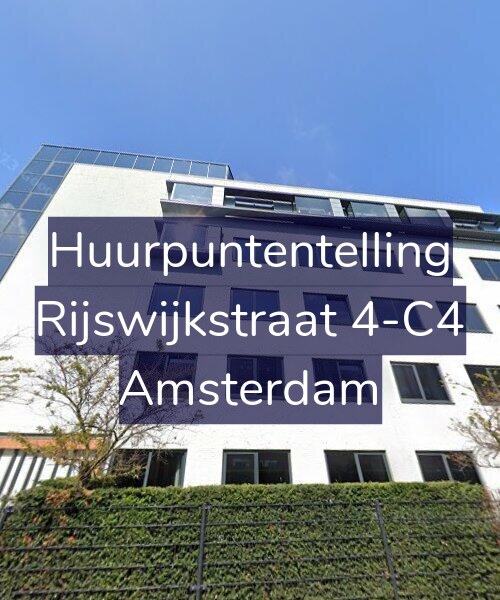 Foto gevel Huurpuntentelling voor Rijswijkstraat 4-C4, Amsterdam