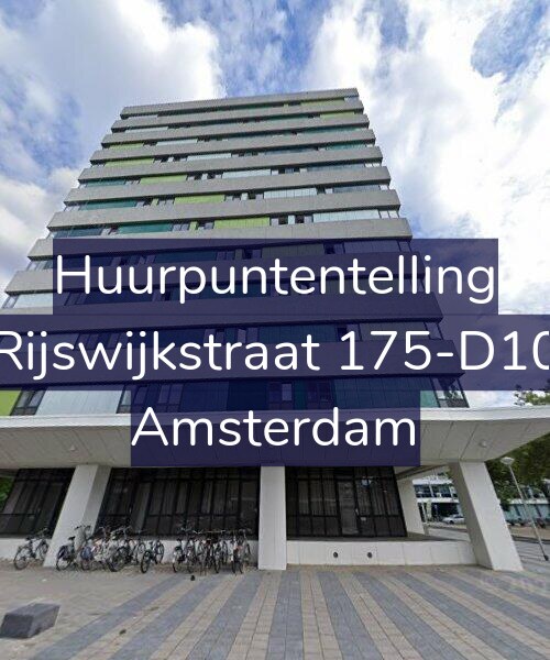 Foto gevel Huurpuntentelling voor Rijswijkstraat 175-D10, Amsterdam