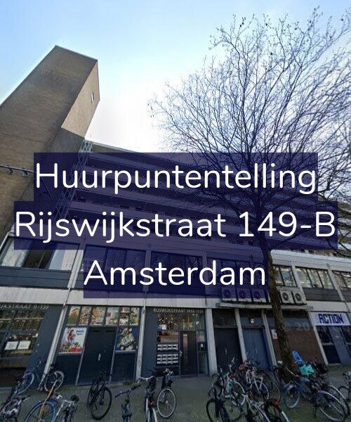Foto gevel Huurpuntentelling voor Rijswijkstraat 149-B, Amsterdam