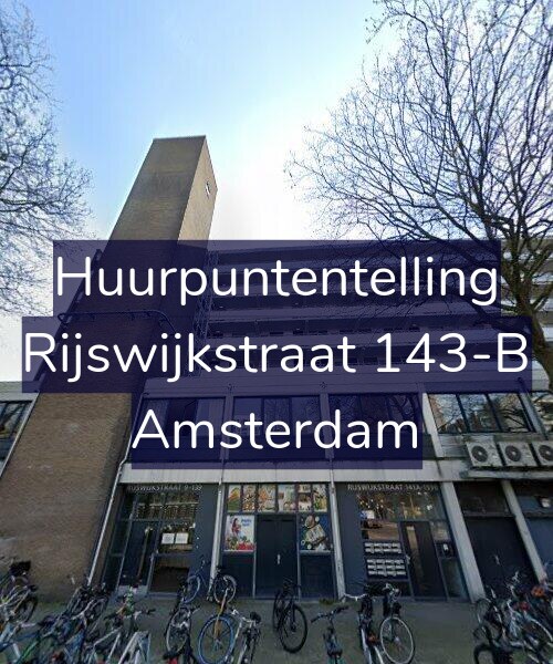 Foto gevel Huurpuntentelling voor Rijswijkstraat 143-B, Amsterdam