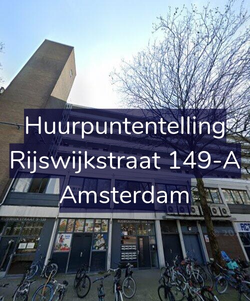 Foto gevel Huurpuntentelling voor Rijswijkstraat 149-A, Amsterdam