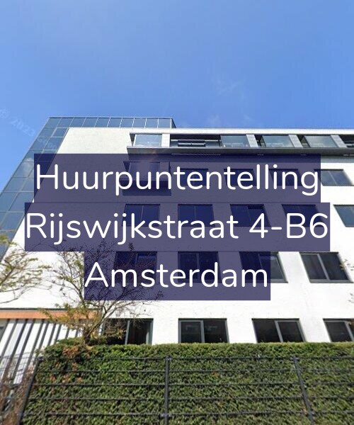 Foto gevel Huurpuntentelling voor Rijswijkstraat 4-B6, Amsterdam