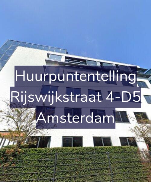 Foto gevel Huurpuntentelling voor Rijswijkstraat 4-D5, Amsterdam