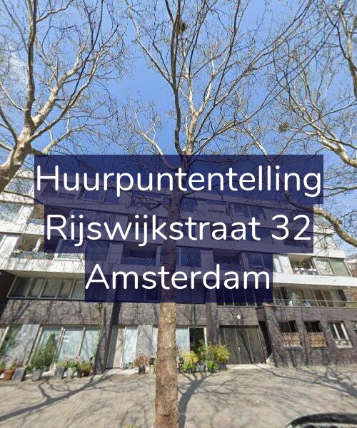 Foto gevel Huurpuntentelling voor Rijswijkstraat 32, Amsterdam
